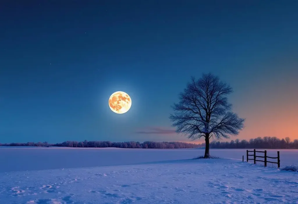 Une pleine lune des neiges pour commencer février